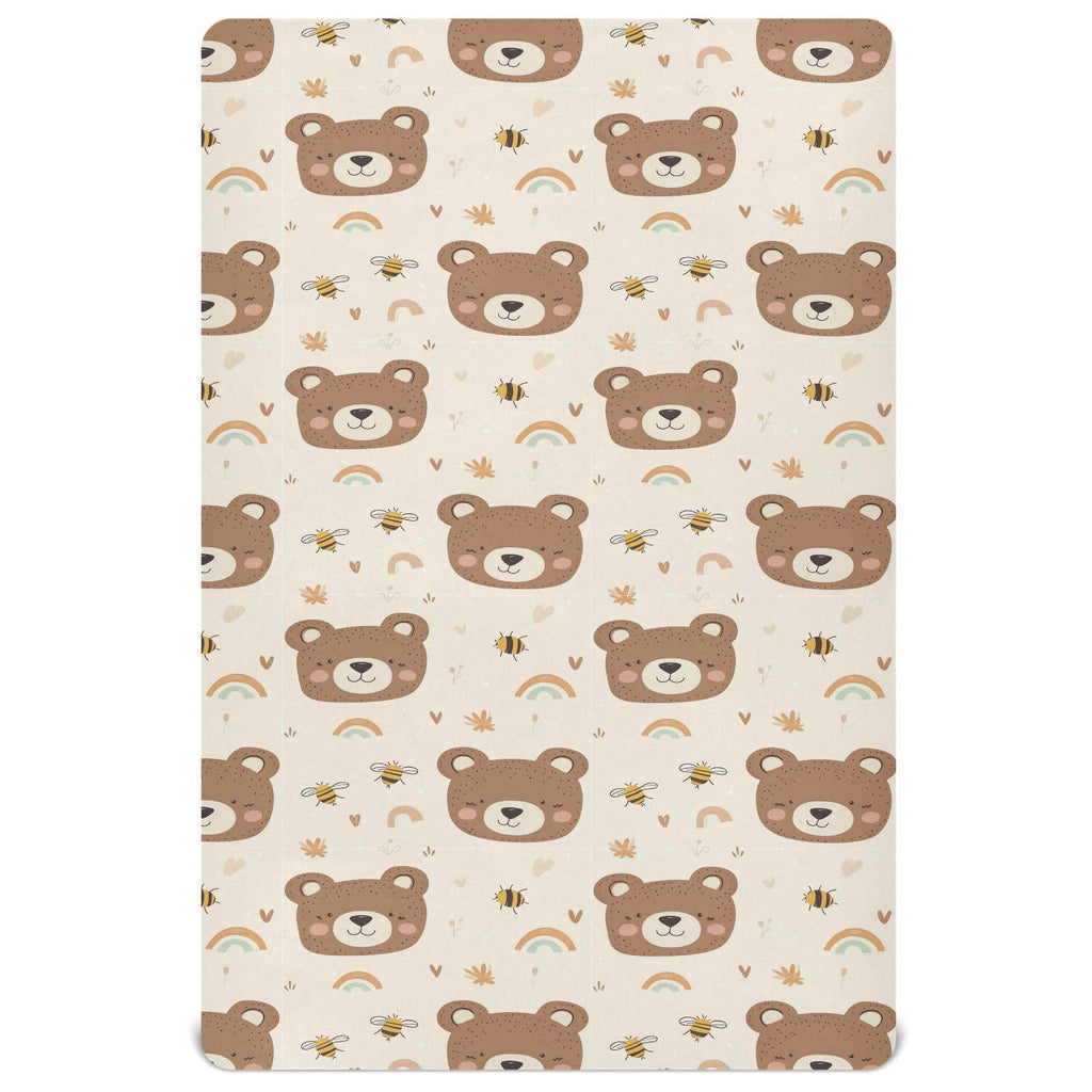 Soft Breathable Microfiber Fitted Crib Sheet G9919