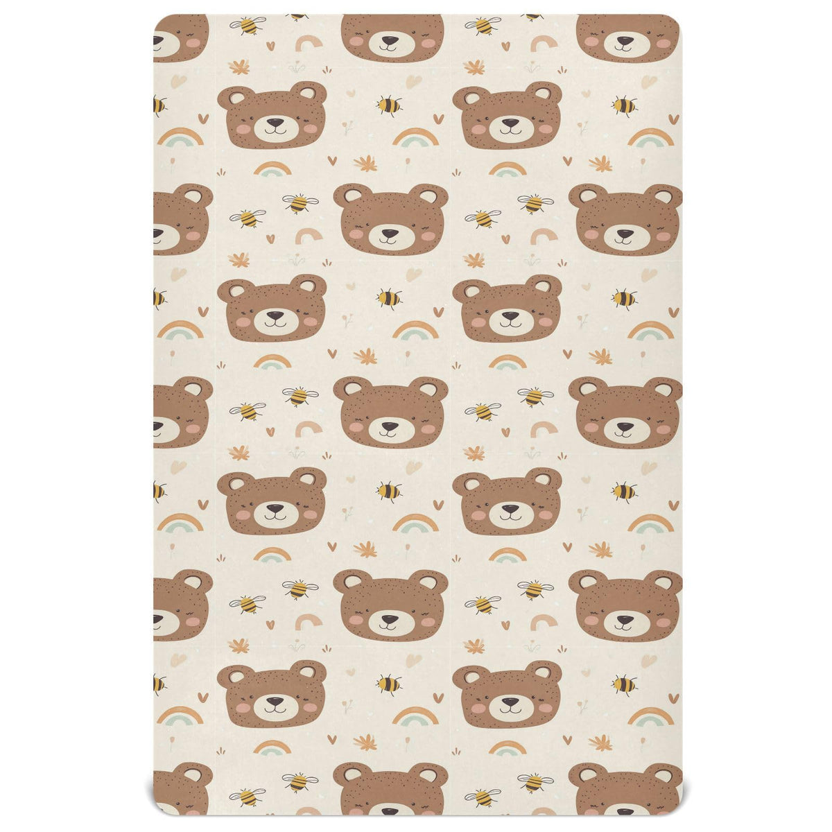 Soft Breathable Microfiber Fitted Crib Sheet G9919