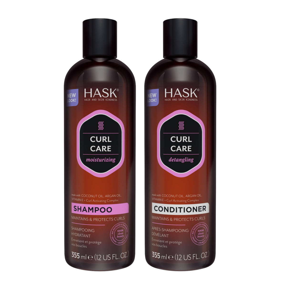 Coconut and Argan Oil Shampoo + Conditioner Set F14861