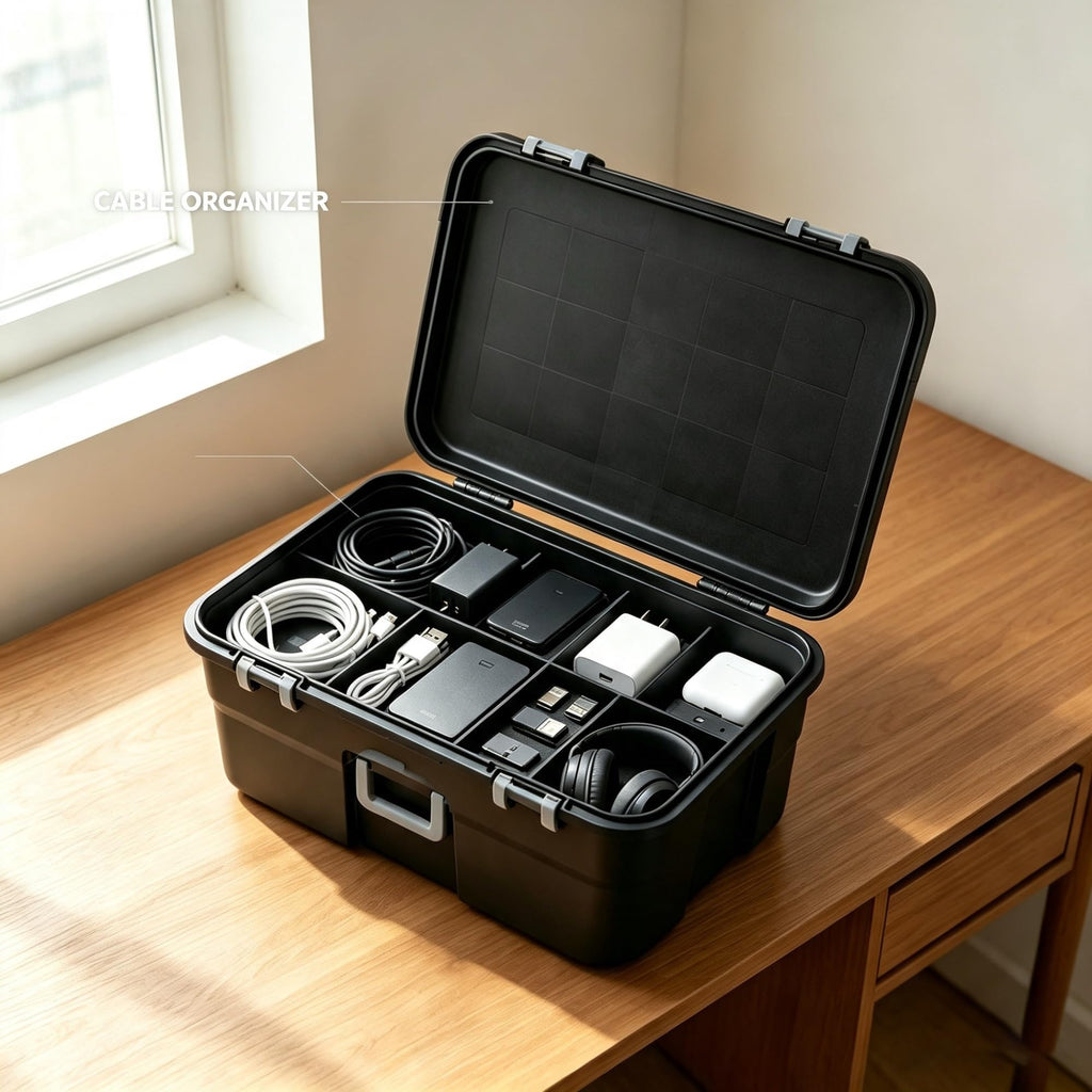 2 Pack 22 Gallon Black Wheeled Lockable Plastic Storage Trunk D236