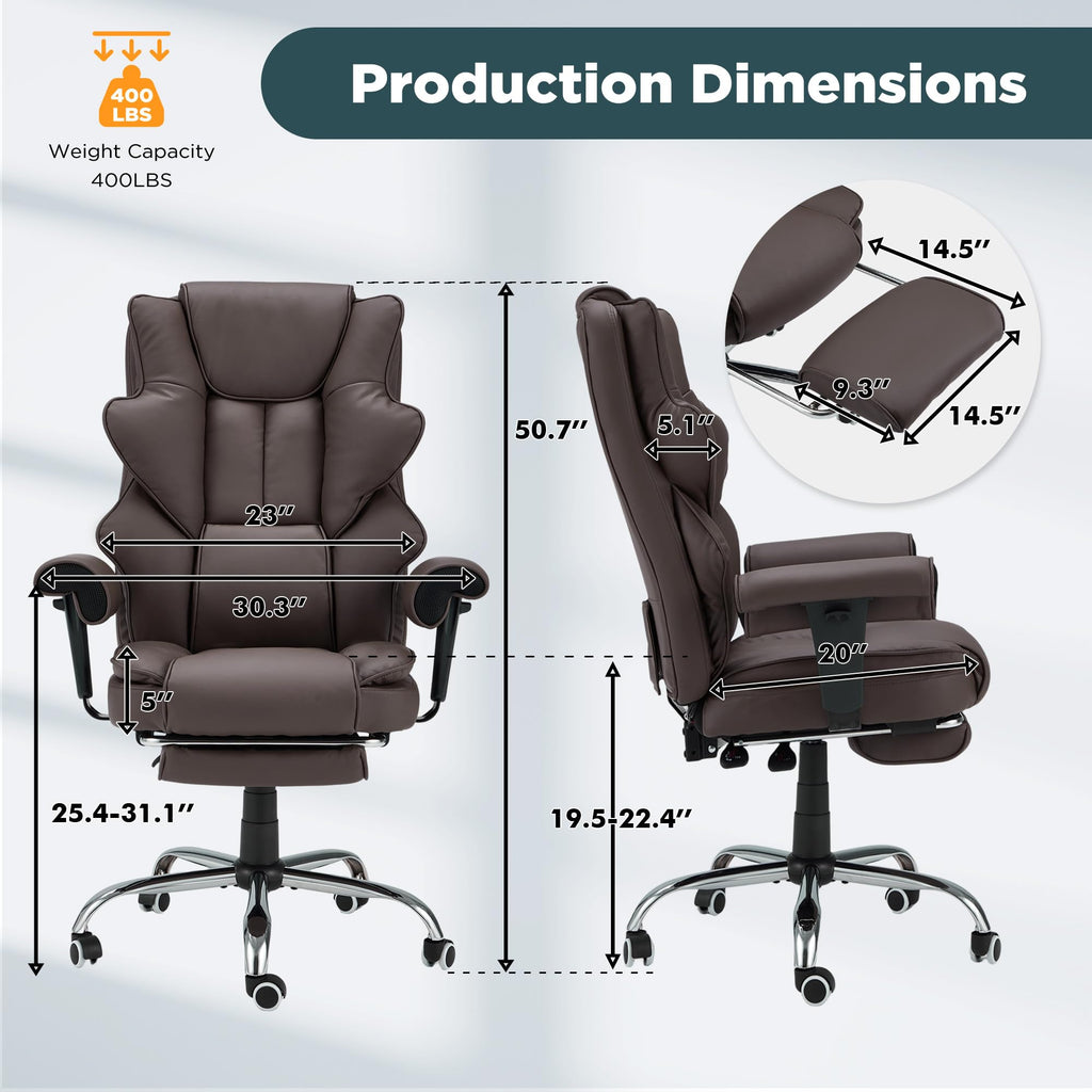 Brown Ergonomic Office Chair H715