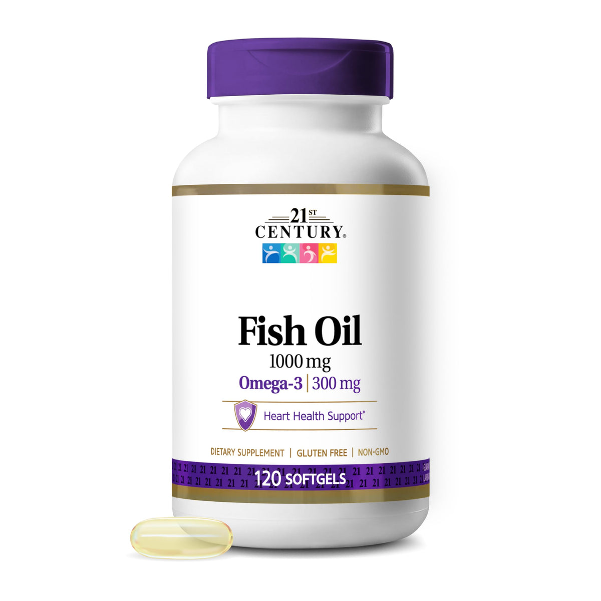 Fish Oil 1000mg Omega-3 Softgels 120ct I797091