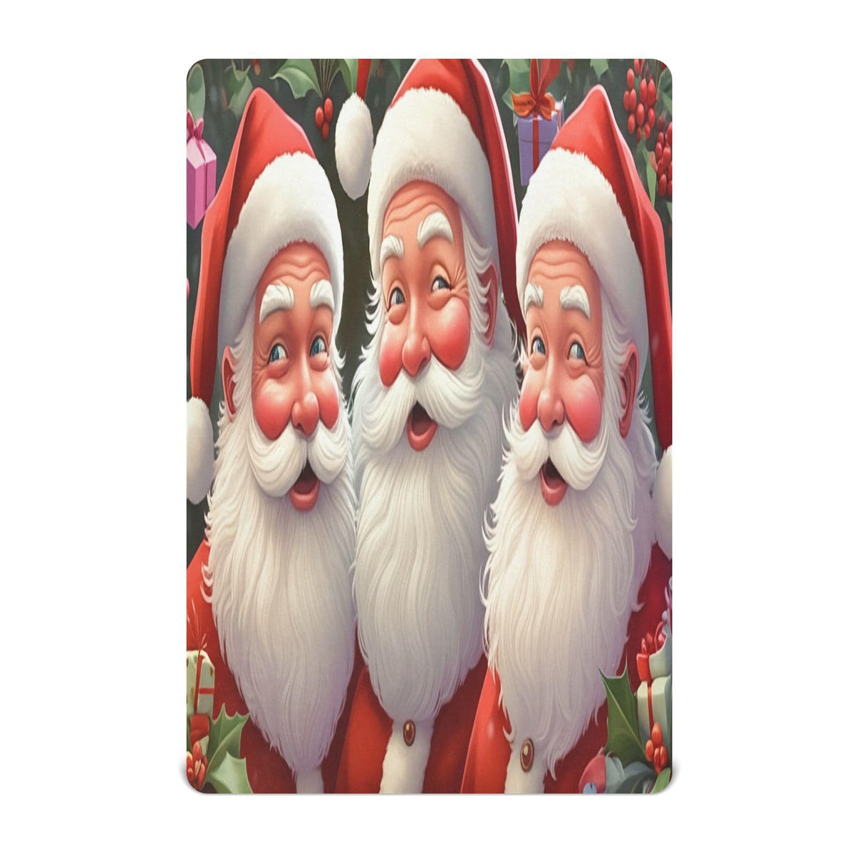 Santa Crib Sheet 52" x 28" F8553