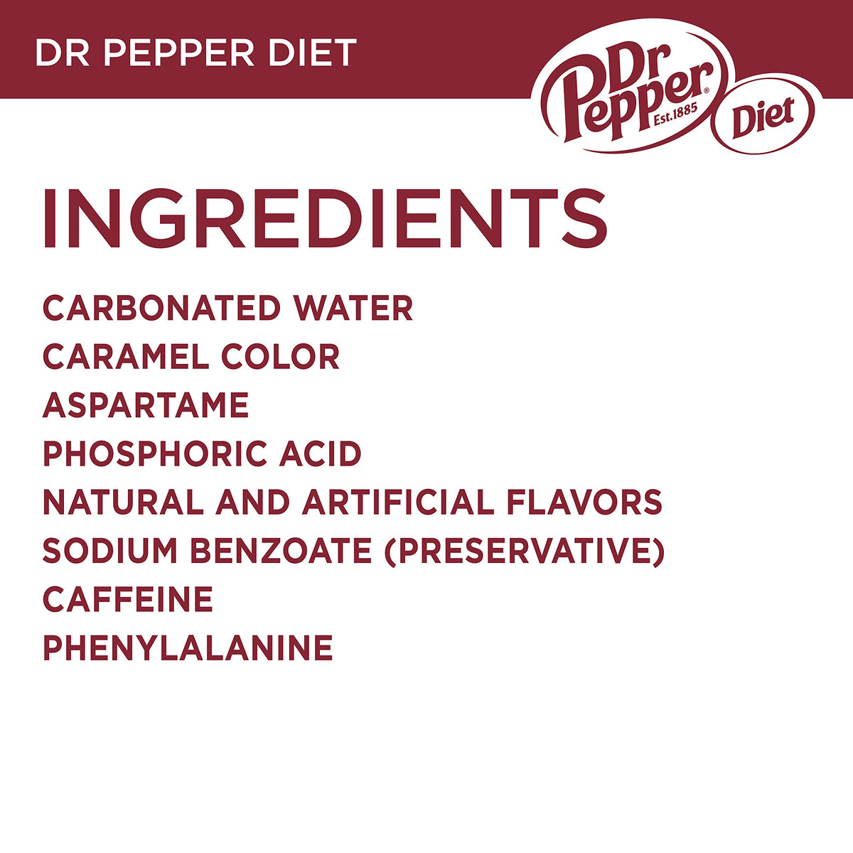 Diet Dr Pepper Soda 7.5 fl oz 8 pack K32636