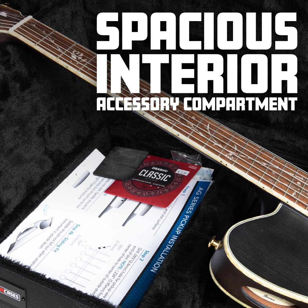 Hard-Shell Wood Case for Standard Electric Guitars V6292