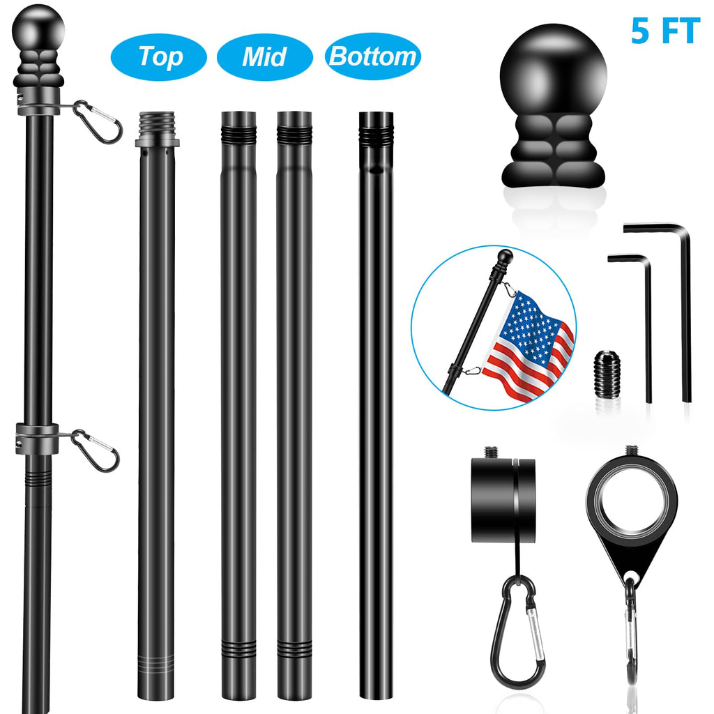 Black Flag Pole C4845