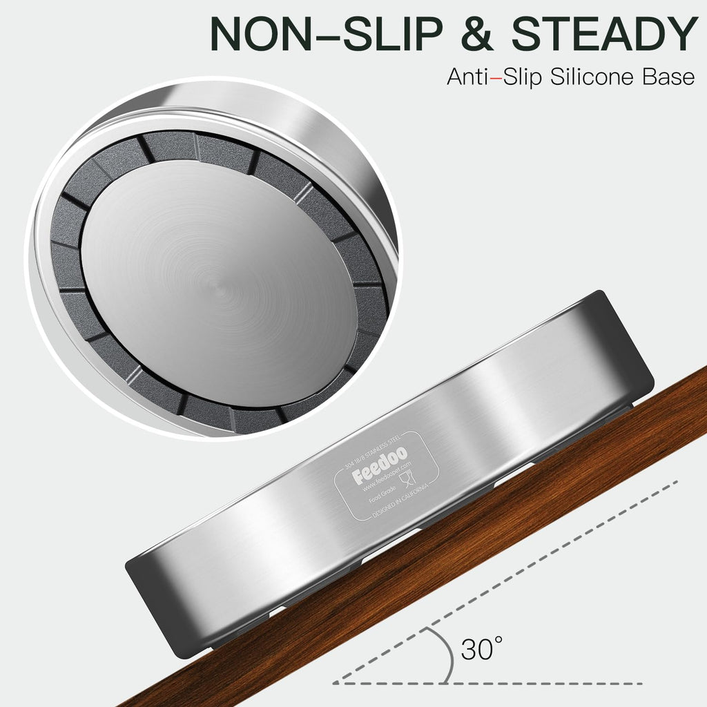 Slow Feeder Dog Bowl 304 Stainless Steel Non-Slip N7137