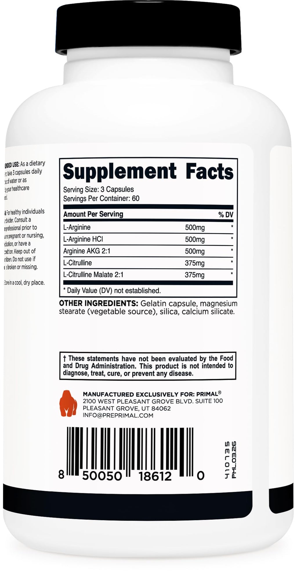 Nitric Oxide Booster 180 Capsules Q150