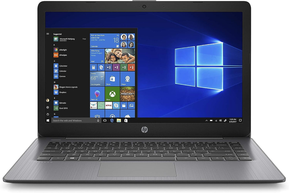 14-inch Laptop, Intel Celeron N4000, 4 GB RAM, 64 GB eMMC, Brilliant Black G515427