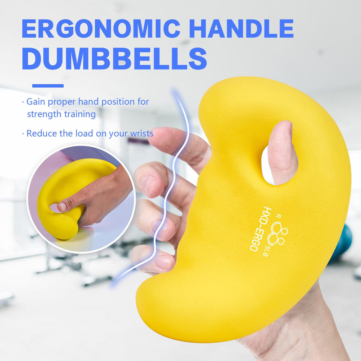 Ergonomic Dumbbells Weights Set X3978