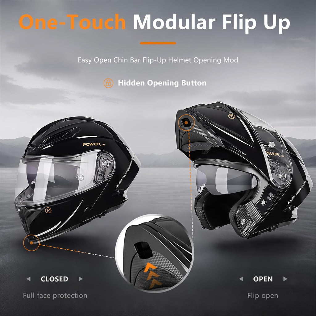 Motorcycle Helmet Bluetooth DOT Approved Z7950
