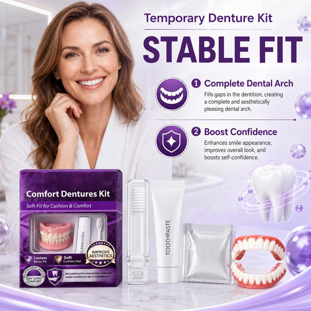 Heat Moldable Temporary Denture Kit 1 Set X8852