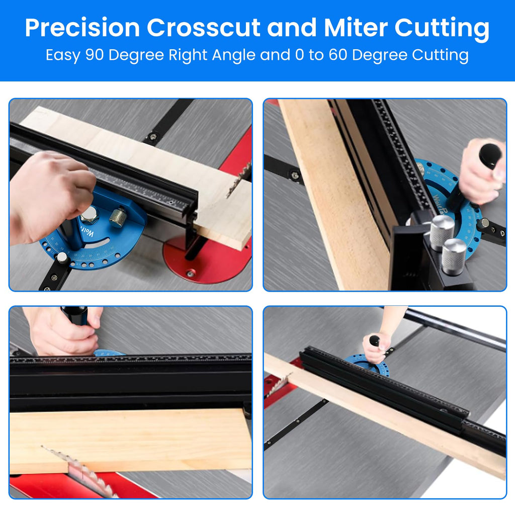 Miter Gauge with Extendable Fence W338