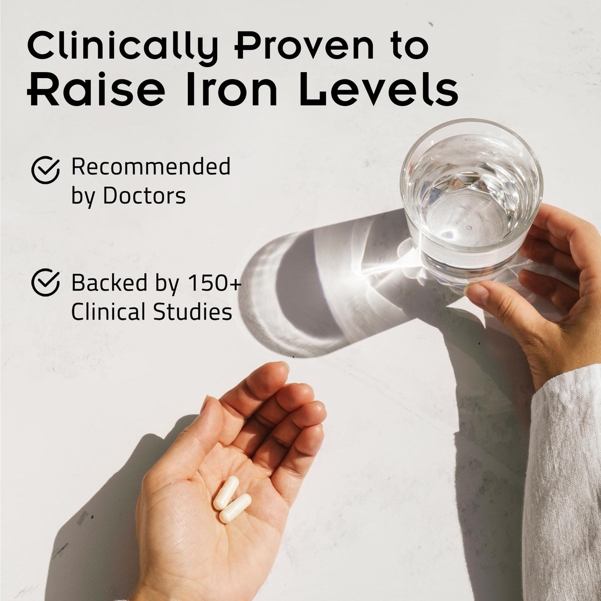 Iron Supplement with Vitamin C, 30ct D1009