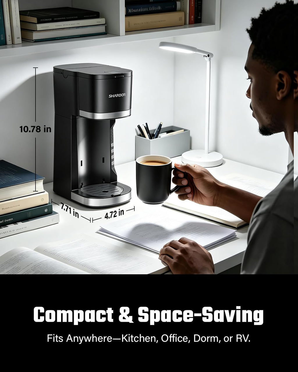 Mini Single Serve Coffee Maker E26001