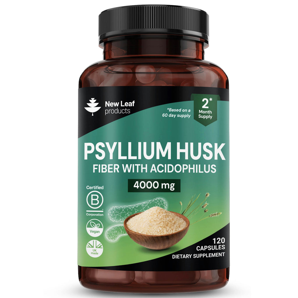 Psyllium Husk Capsules with Acidophilus Fibre Supplement M30184