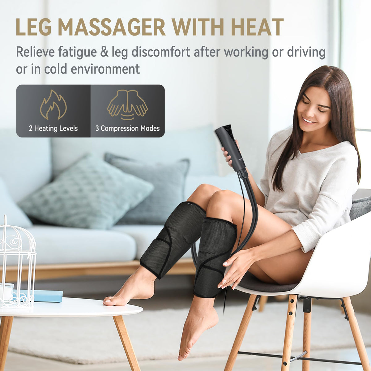 Air Compression Leg Massager with Heat O940069
