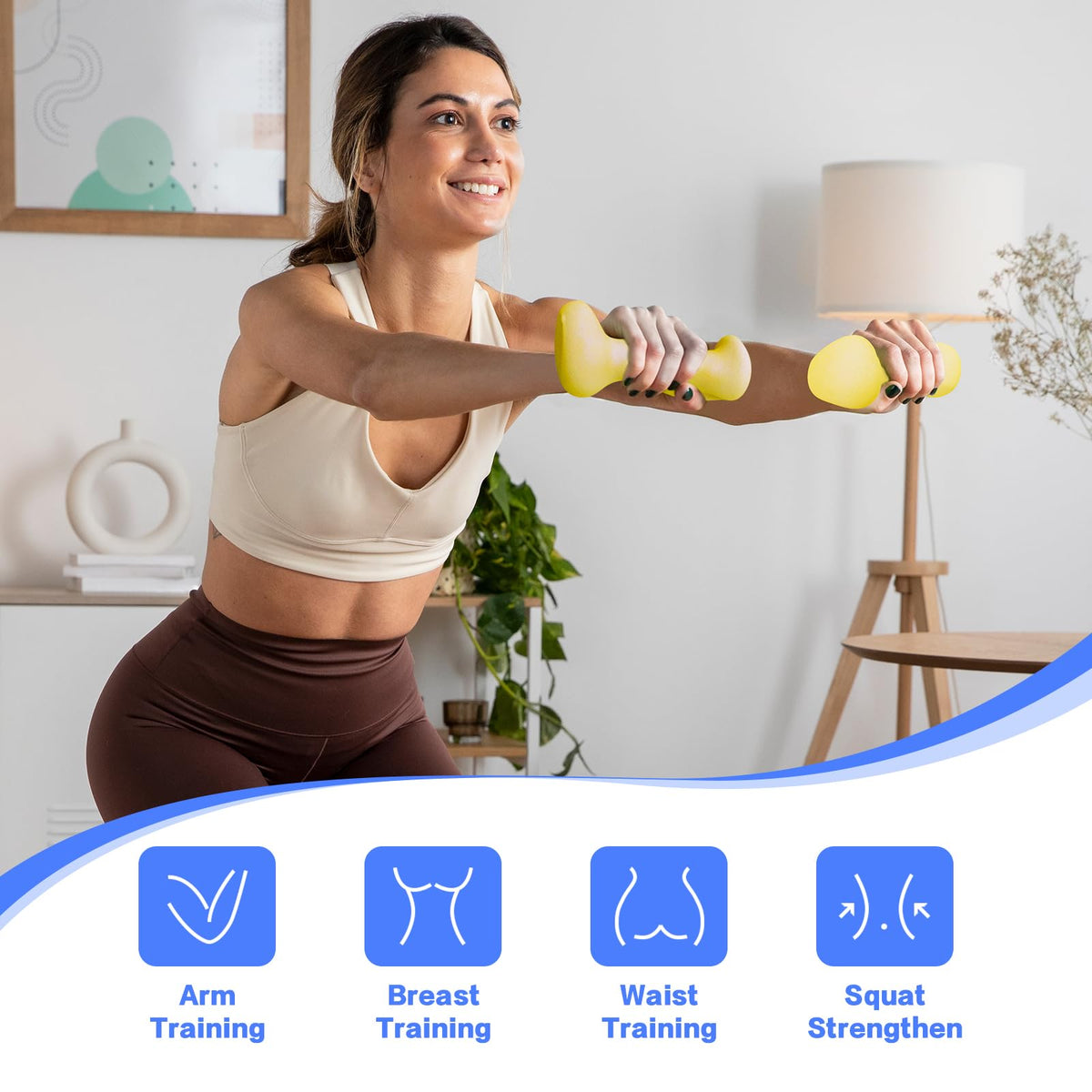 Ergonomic Dumbbells Weights Set X3978