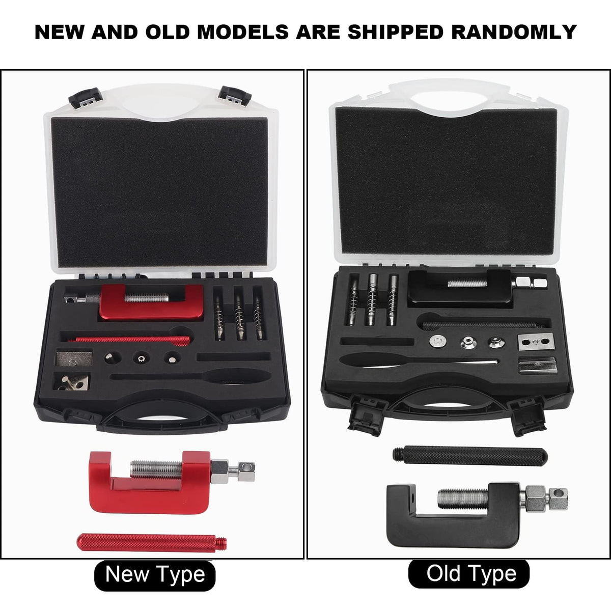 Motorcycle Chain Breaker Tool Set, 12-Piece Riveting Kit A5074