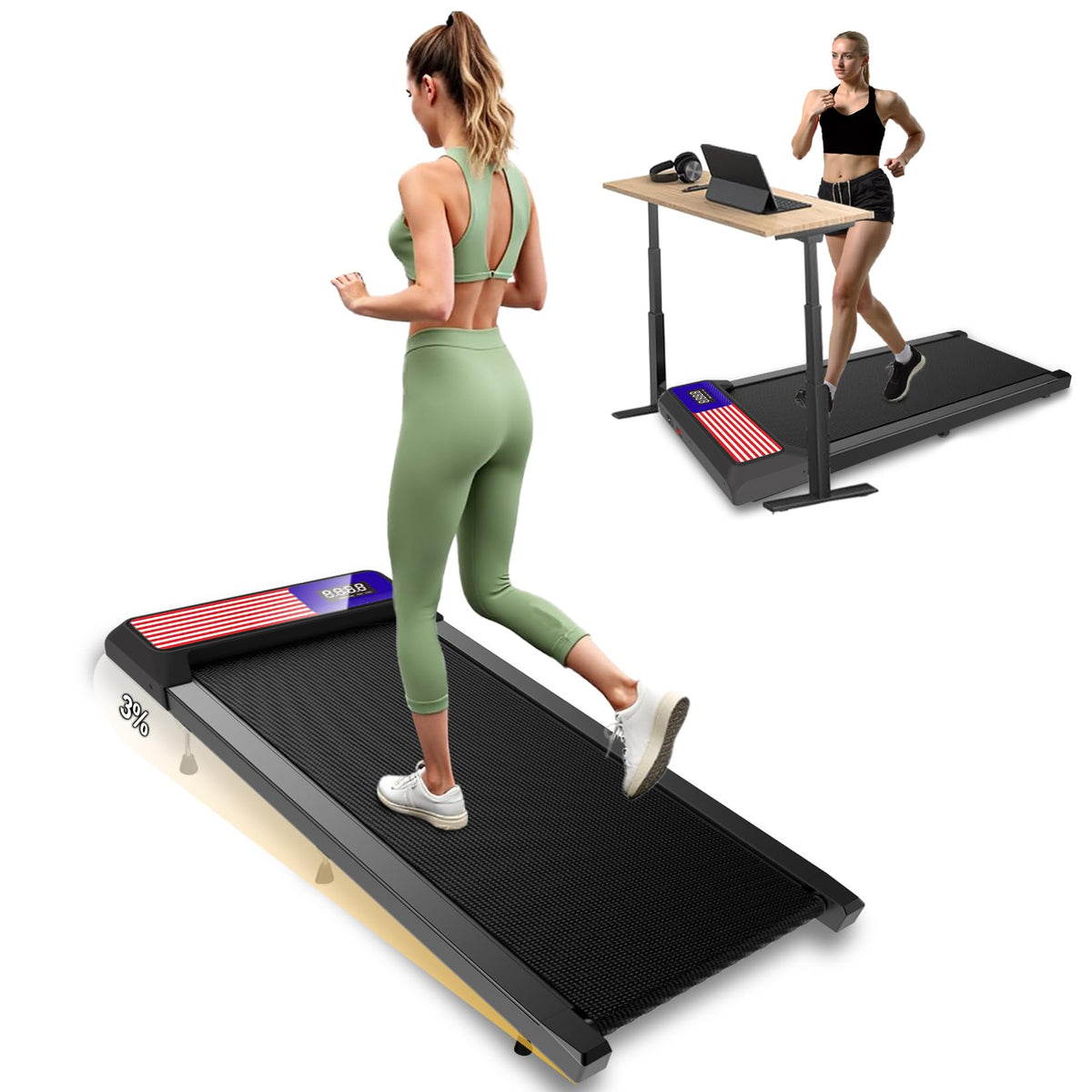 2.5HP Compact Quiet Walking Treadmill G3310