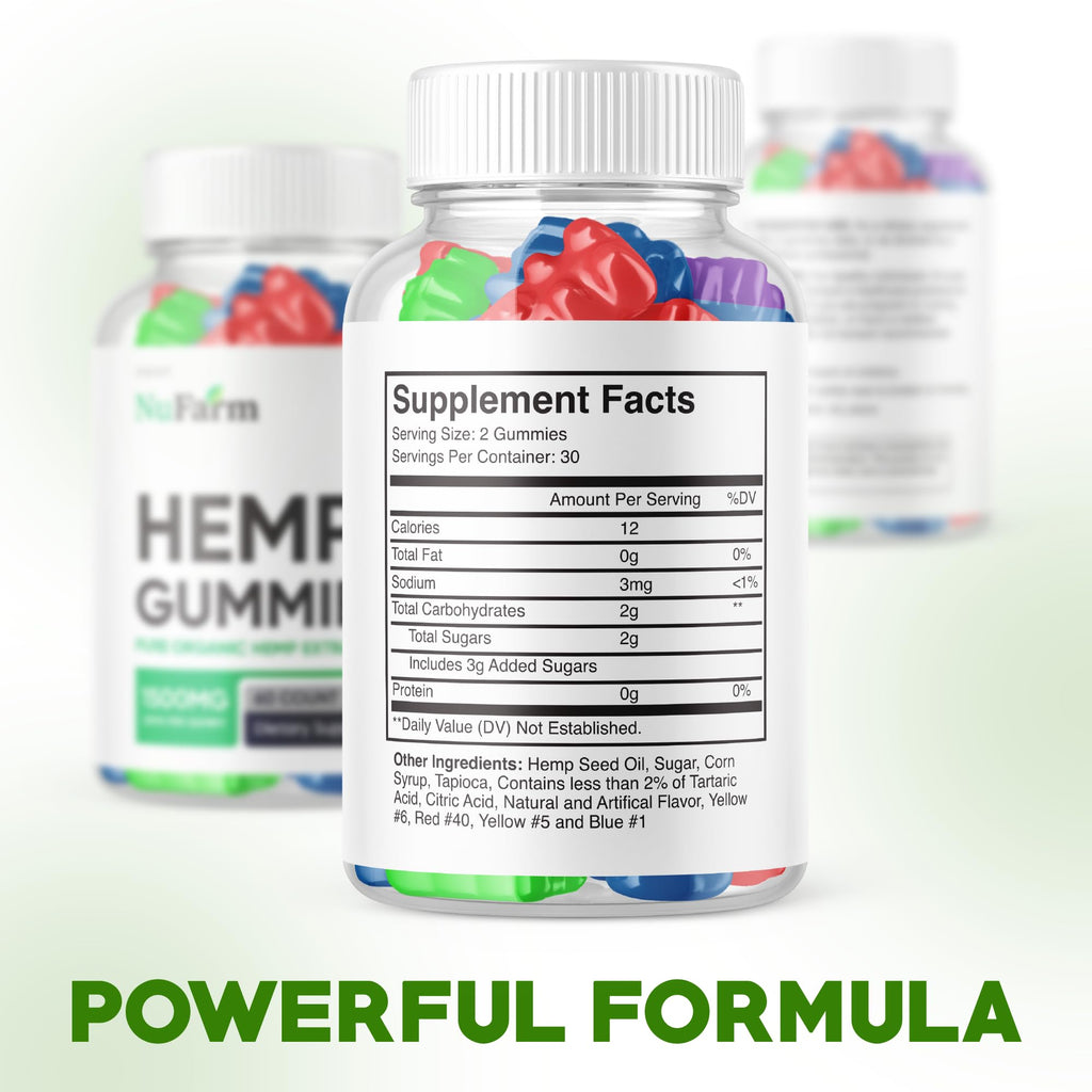 Hemp Extract Gummies 25mg 60 Gummies A917