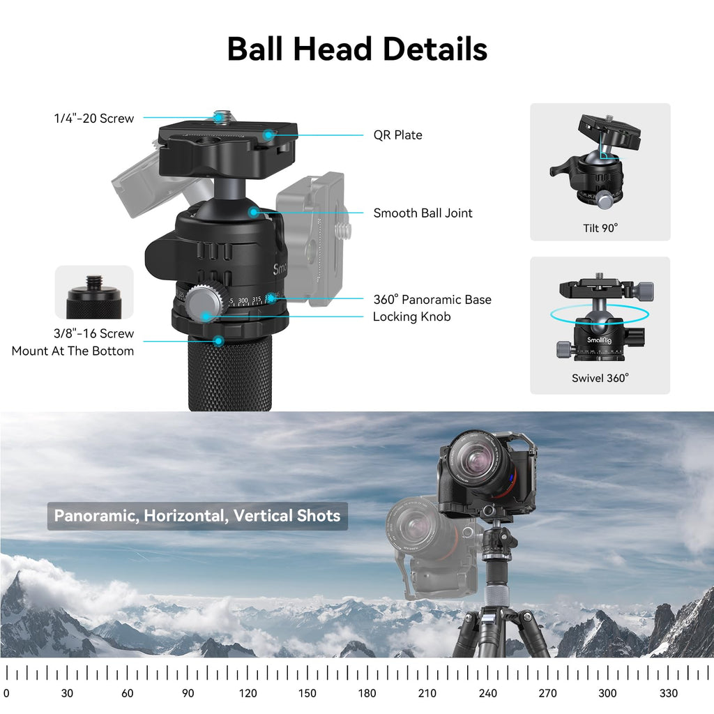 Carbon Fiber Camera Ball Head Tripod H481788