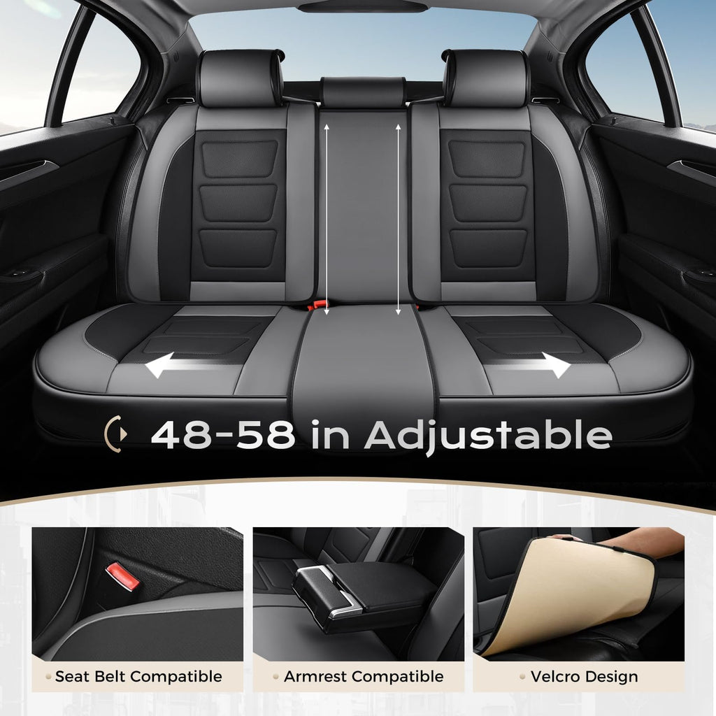 Waterproof Leather Car Seat Covers Full Set Z4752