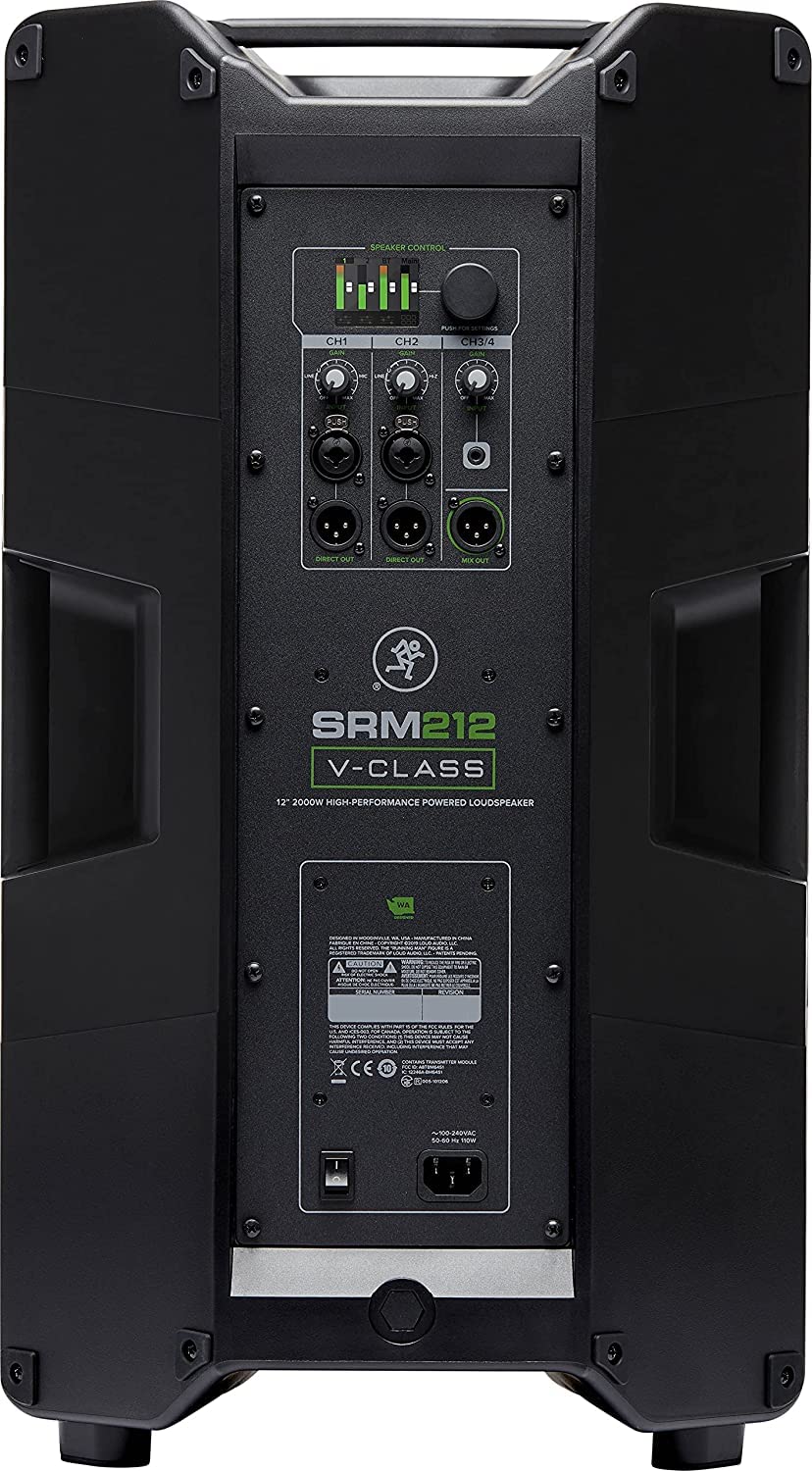 15-Inch 2000W Powered Loudspeaker Pair C423