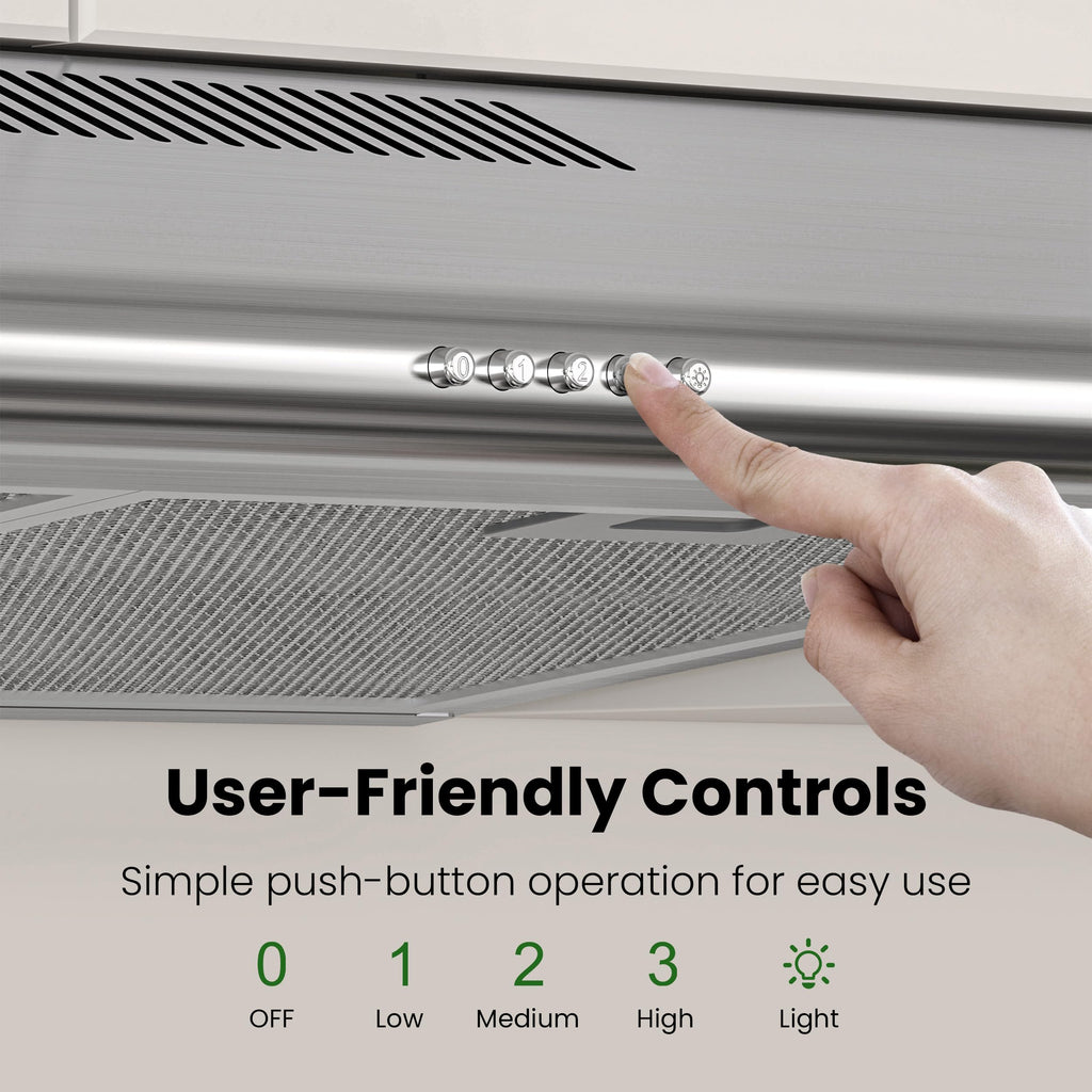 30 inch 300 CFM Under Cabinet Range Hood J780