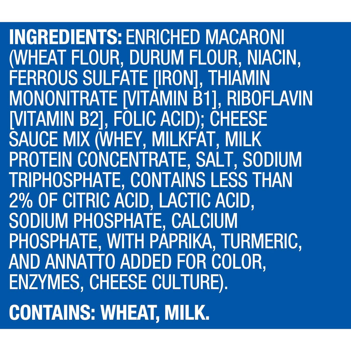 Macaroni & Cheese 7.25 oz 18 Boxes U7001
