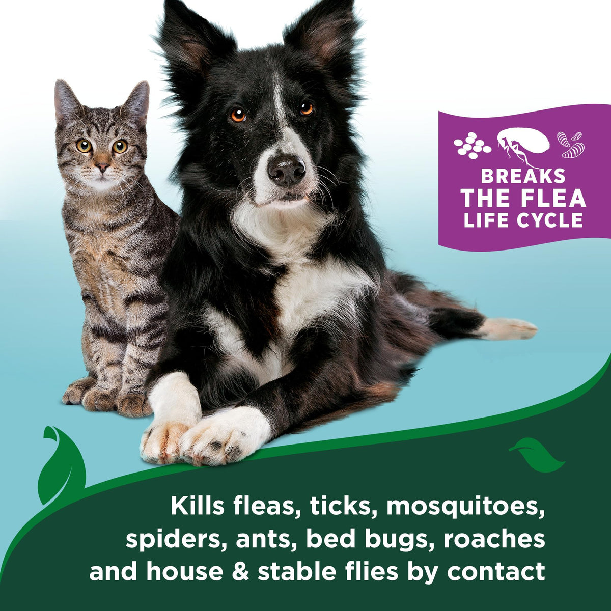 Flea & Tick Indoor Home Spray for Cats 32 oz N8303