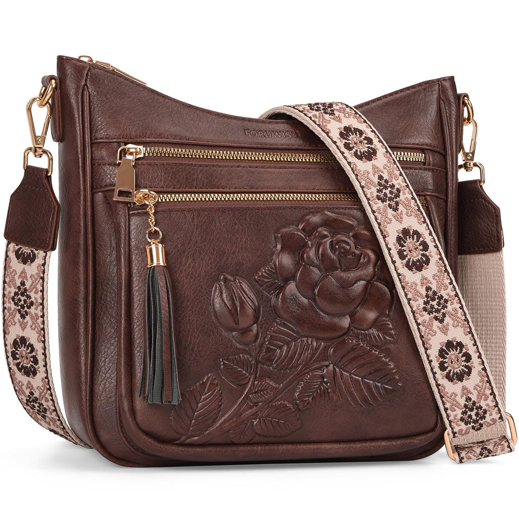 Vegan Leather Crossbody Bag B867568
