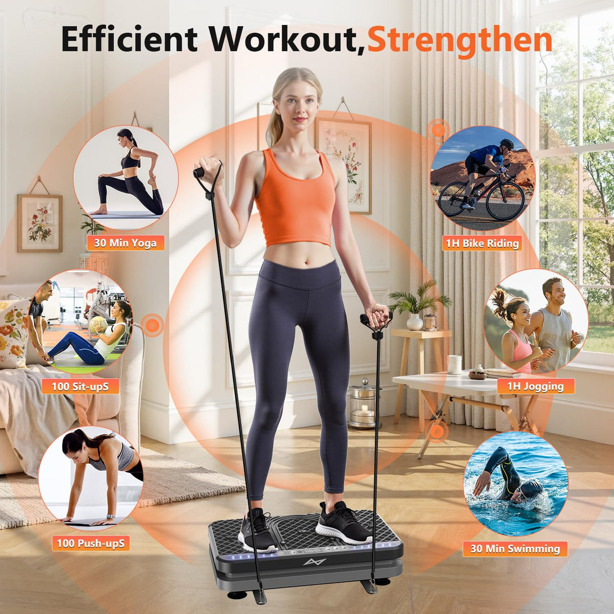 Vibration Plate Exercise Machine G7951