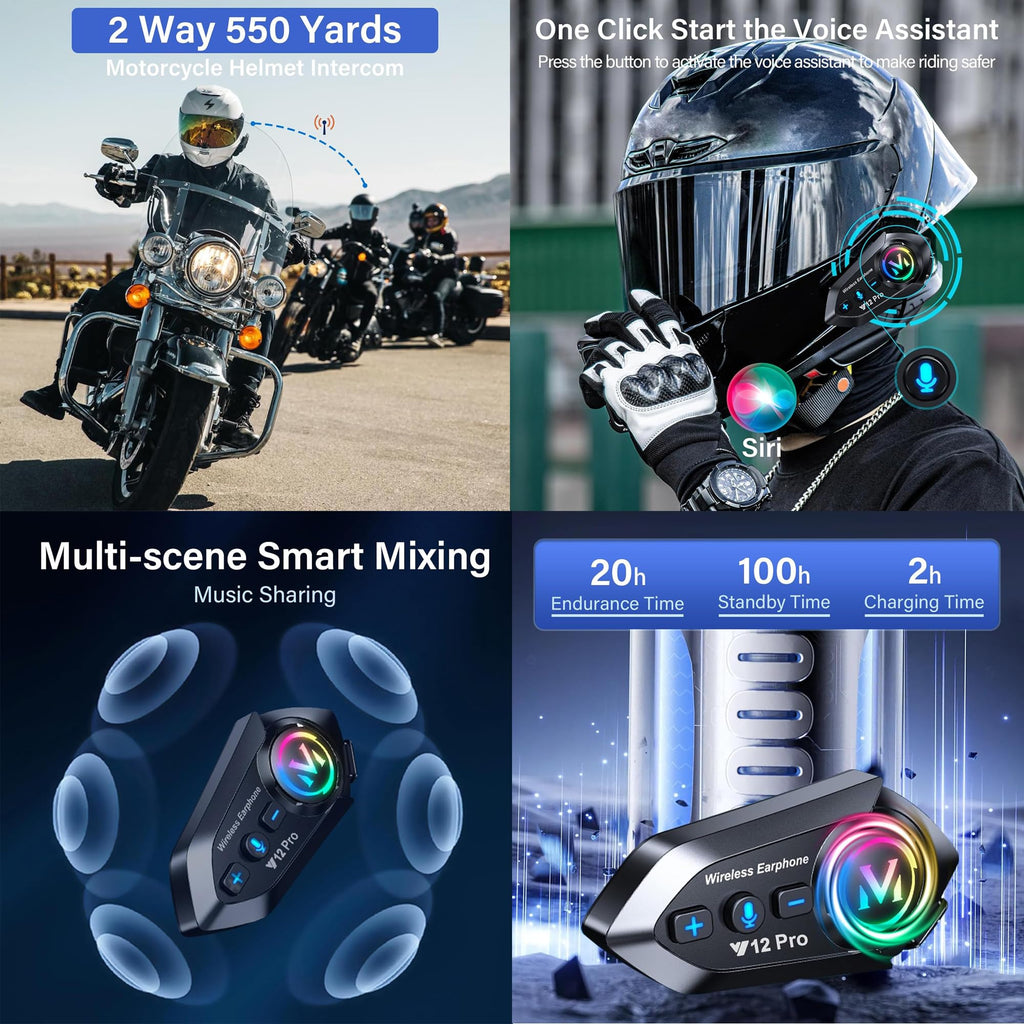 DOT Approved Flip Up Full Face Bluetooth Motorcycle Helmet D167