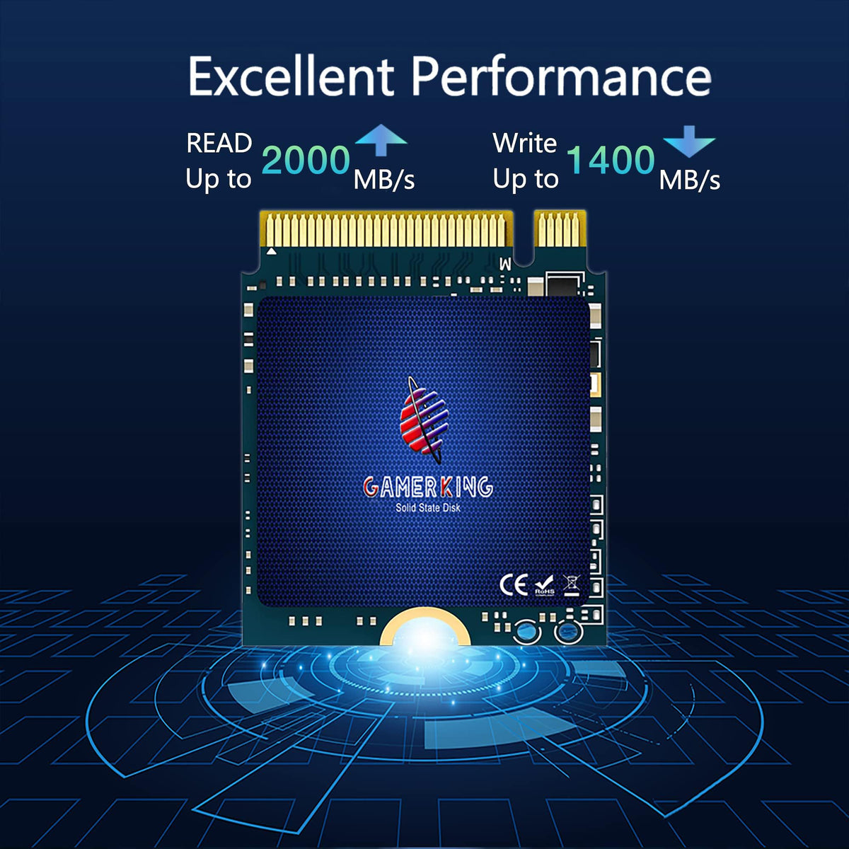 128GB M.2 2230 NVMe PCIe Gen 3.0X4 Internal SSD R4413