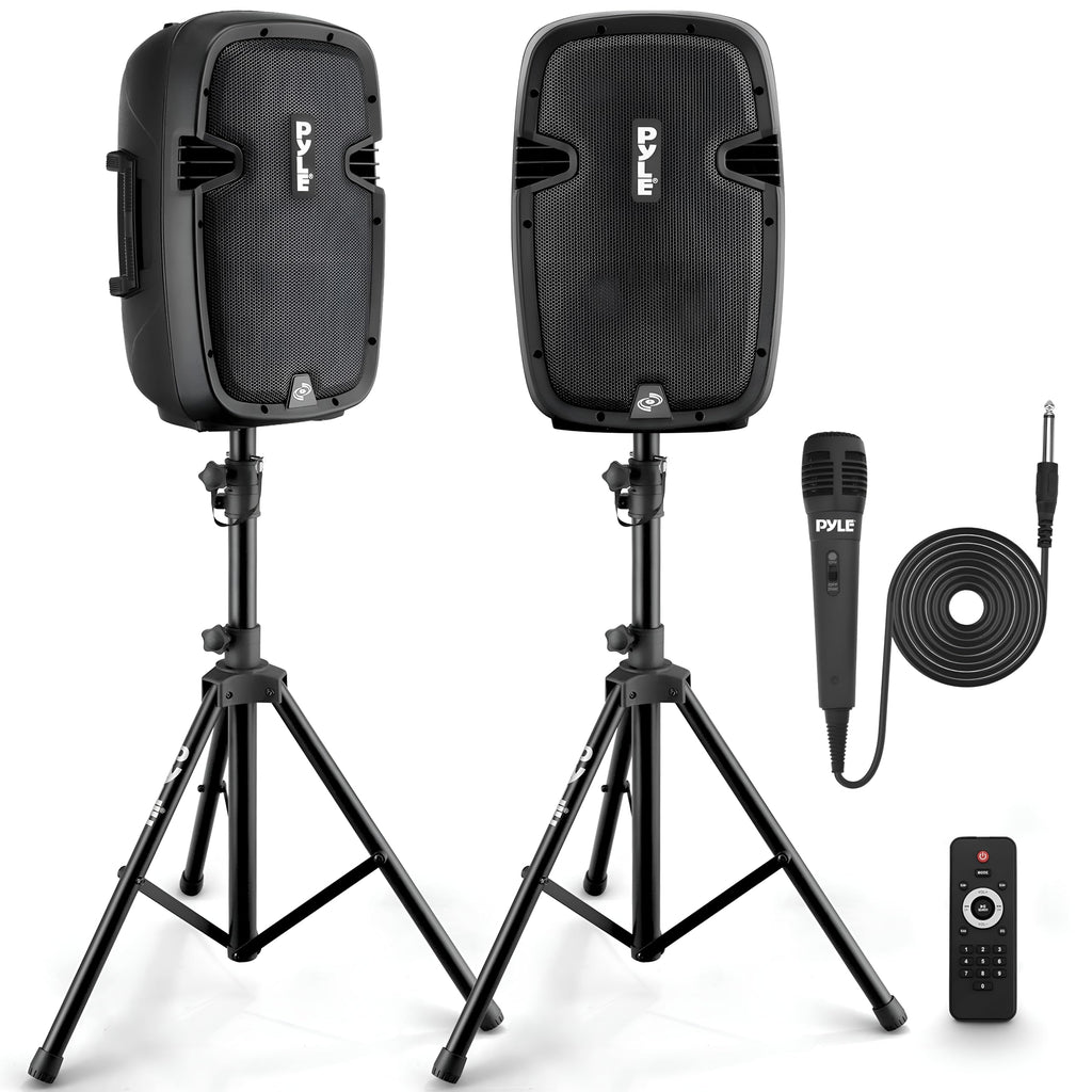 Dual 8inch 700 Watt Bluetooth PA Speaker System P375