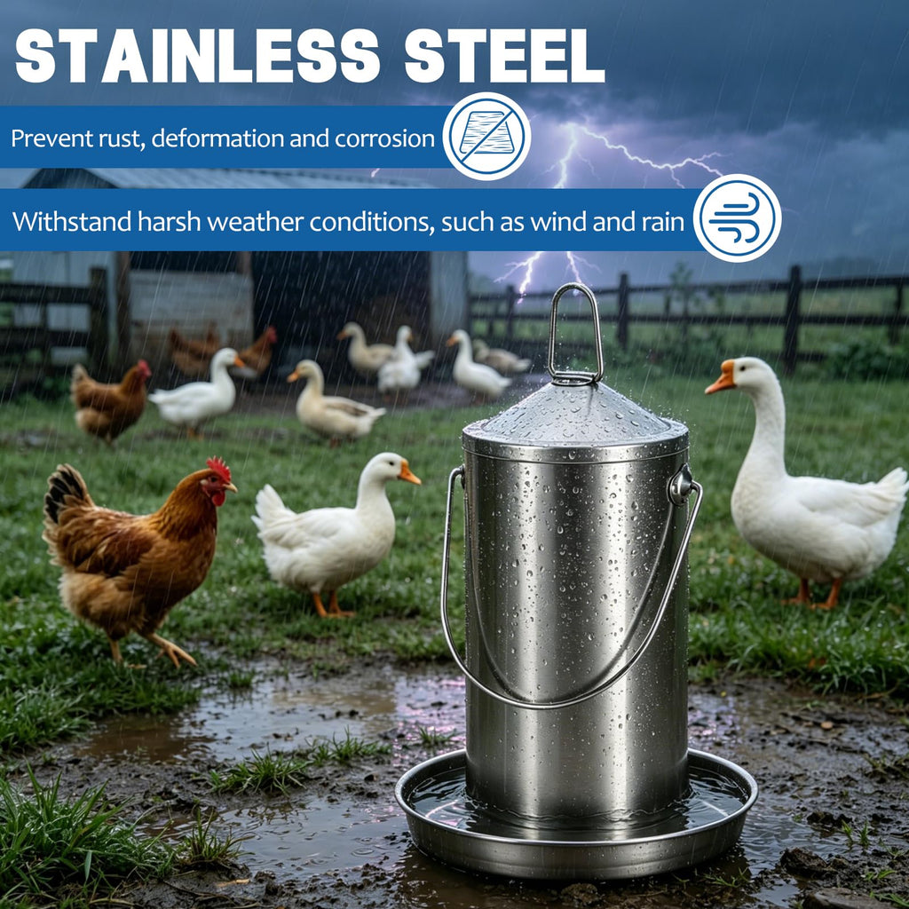 Stainless Steel Chicken Waterer X8767
