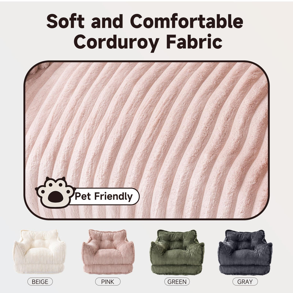 2 in 1 Folding Sofa Bed Pink T163