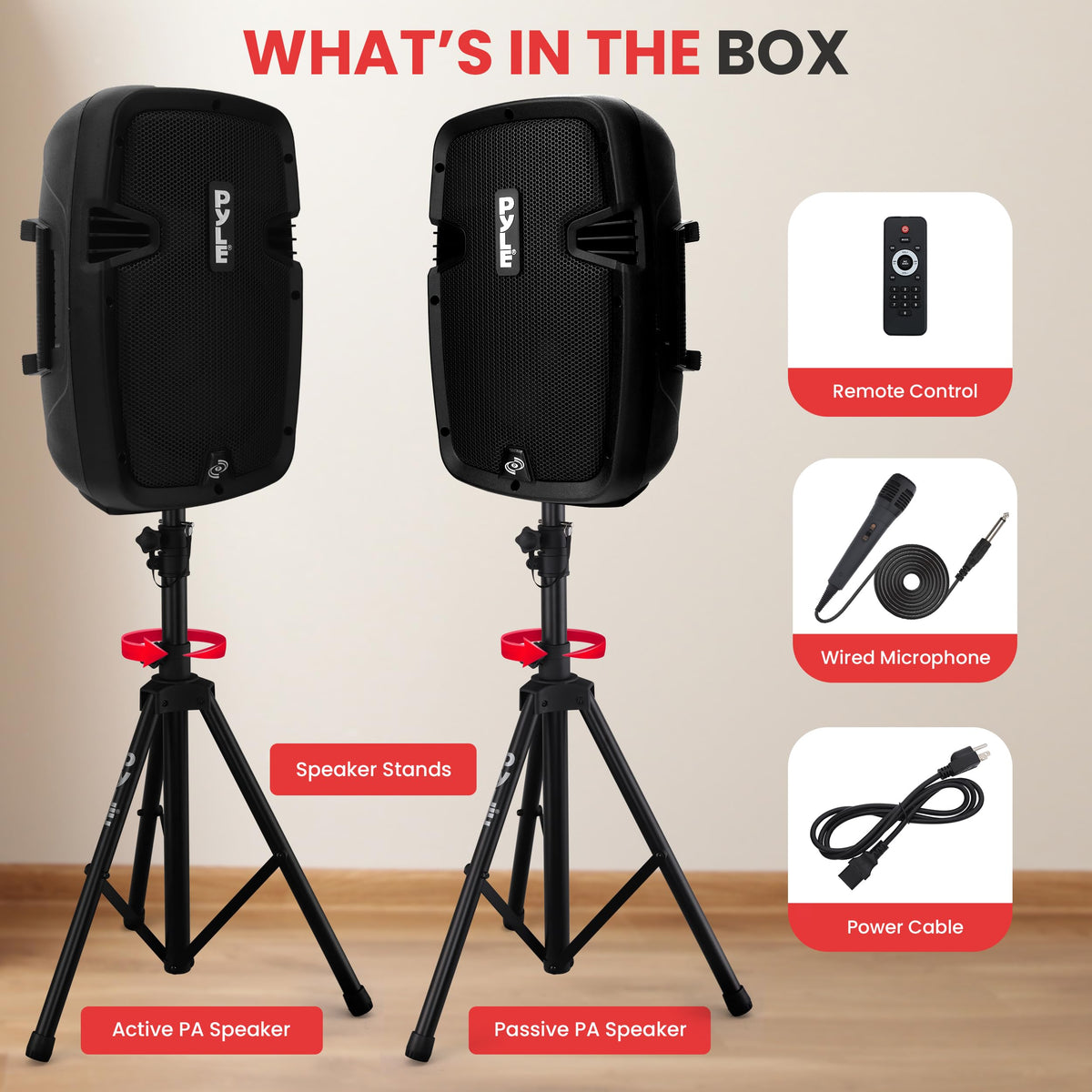 Dual 8inch 700 Watt Bluetooth PA Speaker System P375