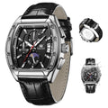 Men's Chronograph Moon Phase Waterproof Watch E7859