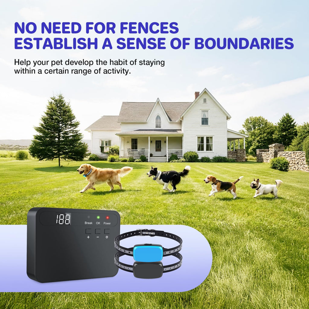 Electric Dog Fence System for 2 Dogs G756