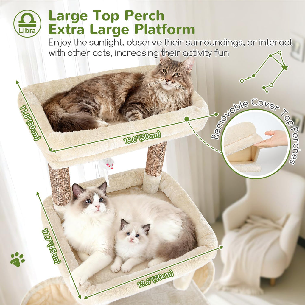 Beige Heavy Duty Cat Tree H15808