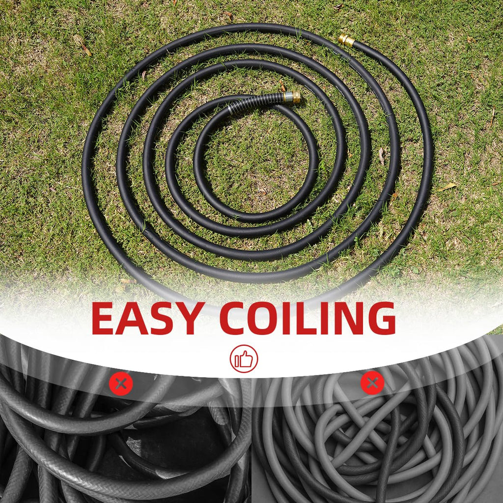 50FT Heavy Duty Rubber Garden Hose X248331