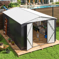 10x14 FT Metal Garden Storage Shed W325