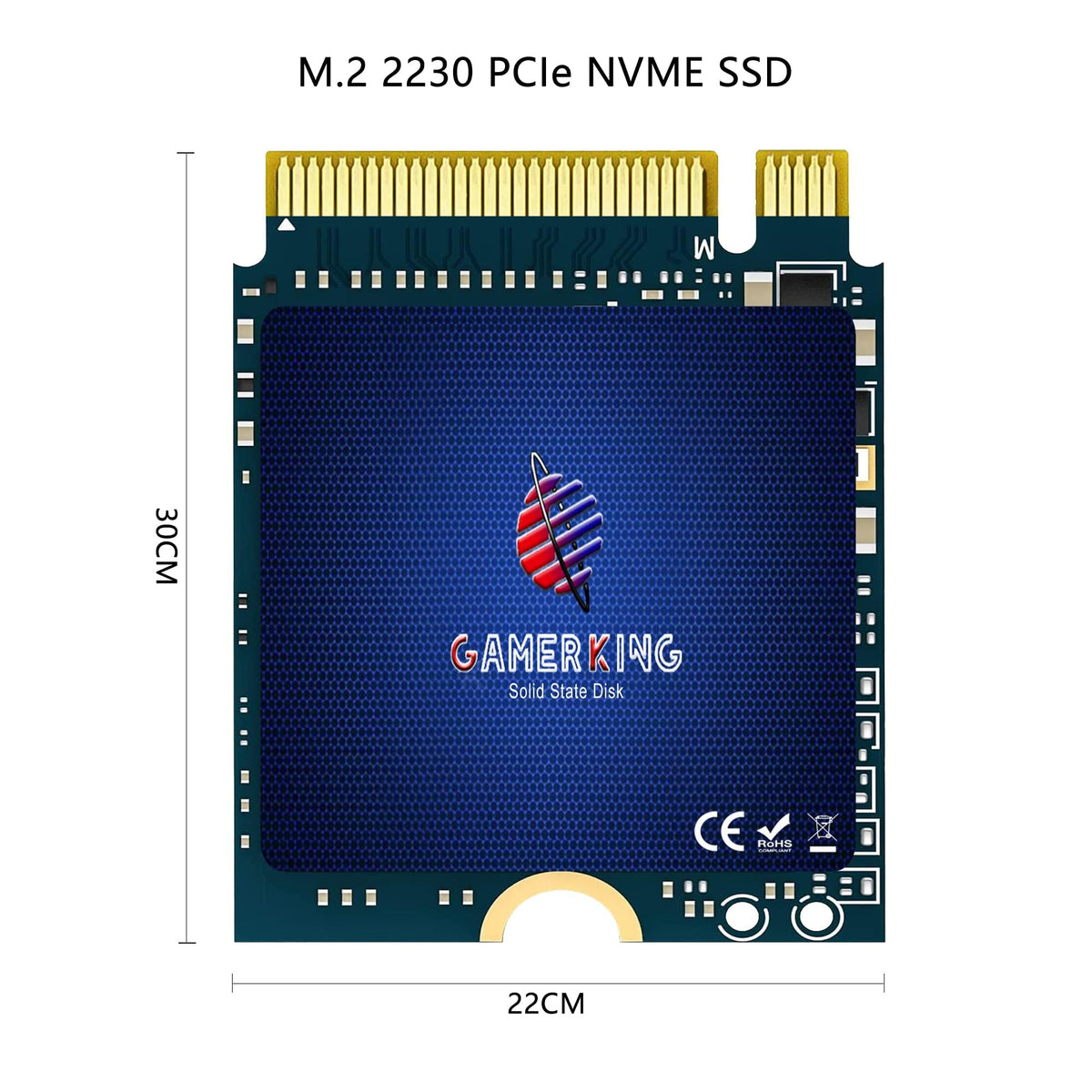 128GB M.2 2230 NVMe PCIe Gen 3.0X4 Internal SSD R4413
