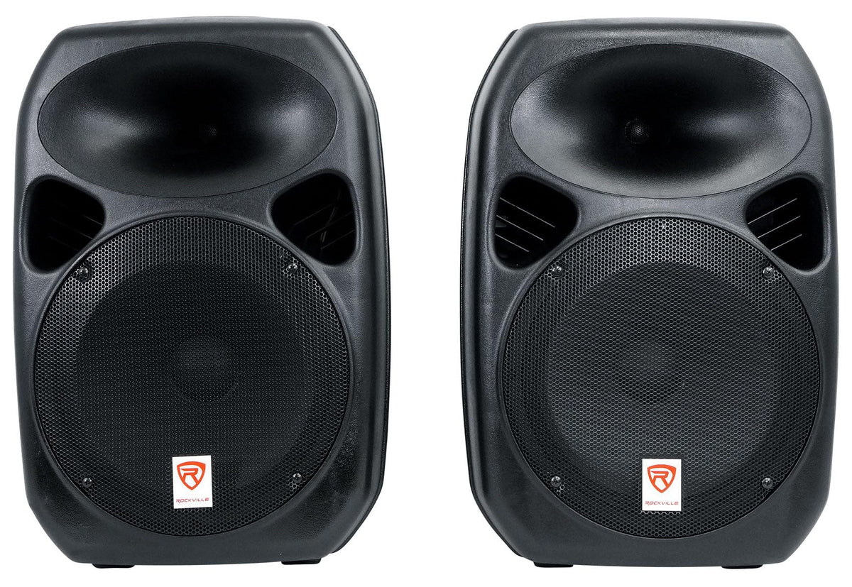 Dual 12" Powered PA Speaker Package Z835