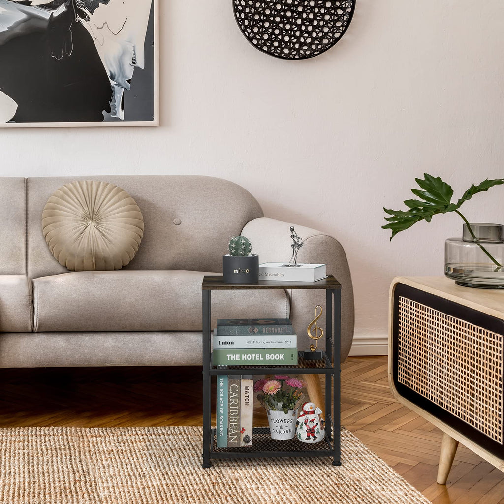 3 Tier End Table with Wheel Q893319