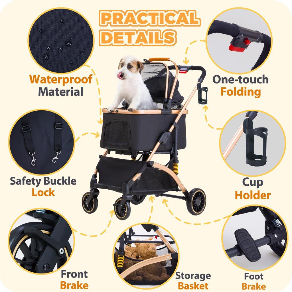 Pet Stroller for Small Dogs Cats J621447