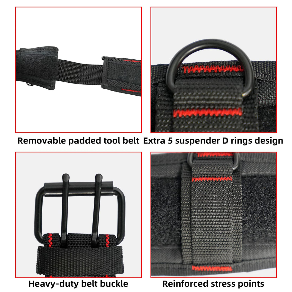 Padded Tool Belt with D Ring L330943