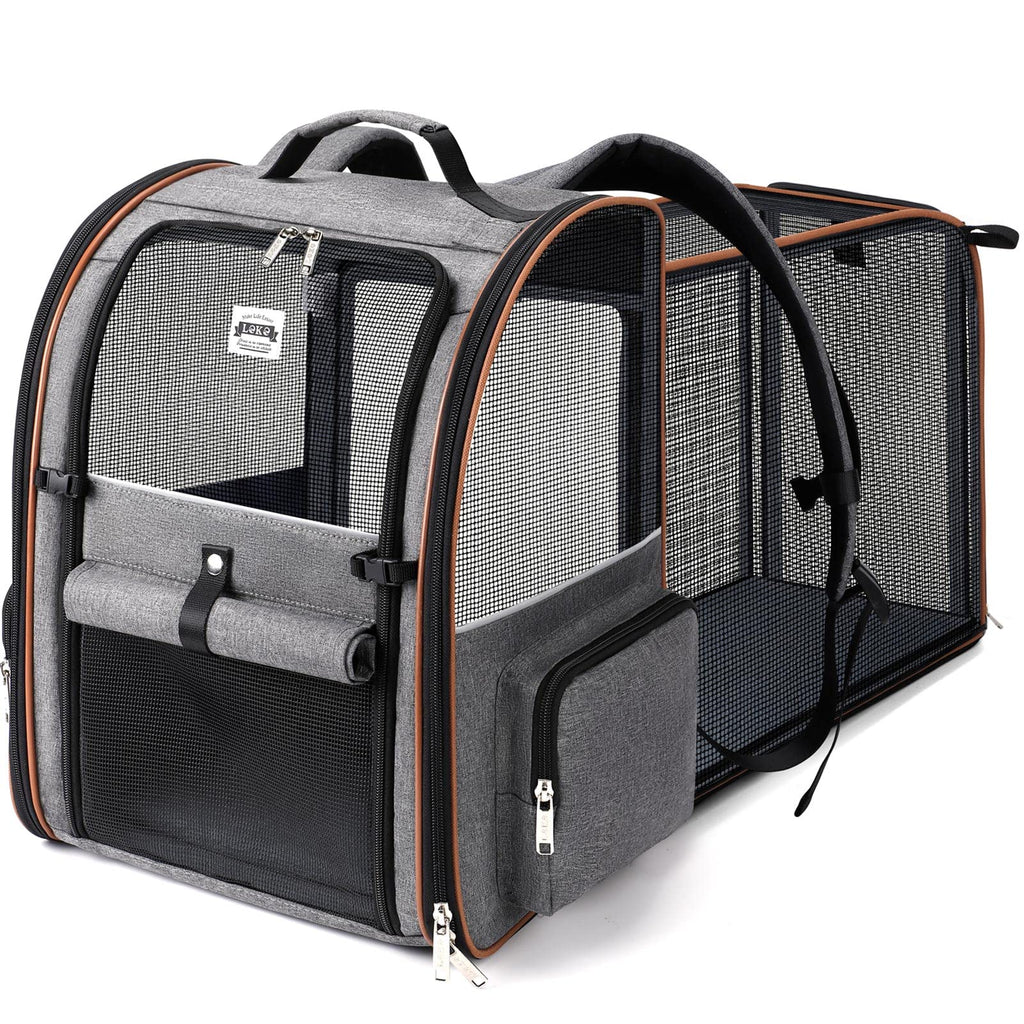 Expandable Cat Carrier Backpack with Sun Shade S679